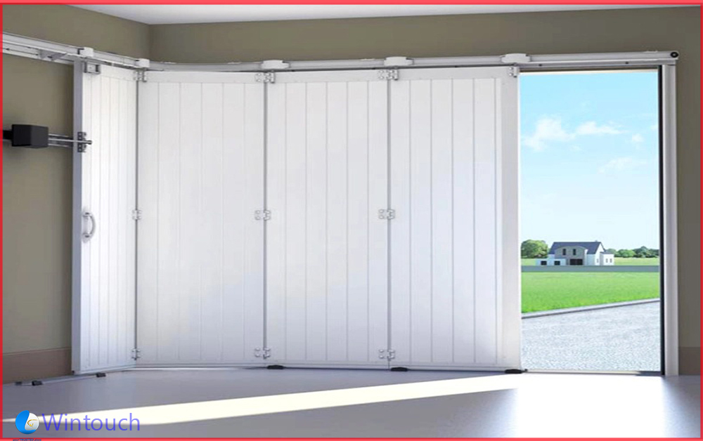 Slide Corner Garage Door