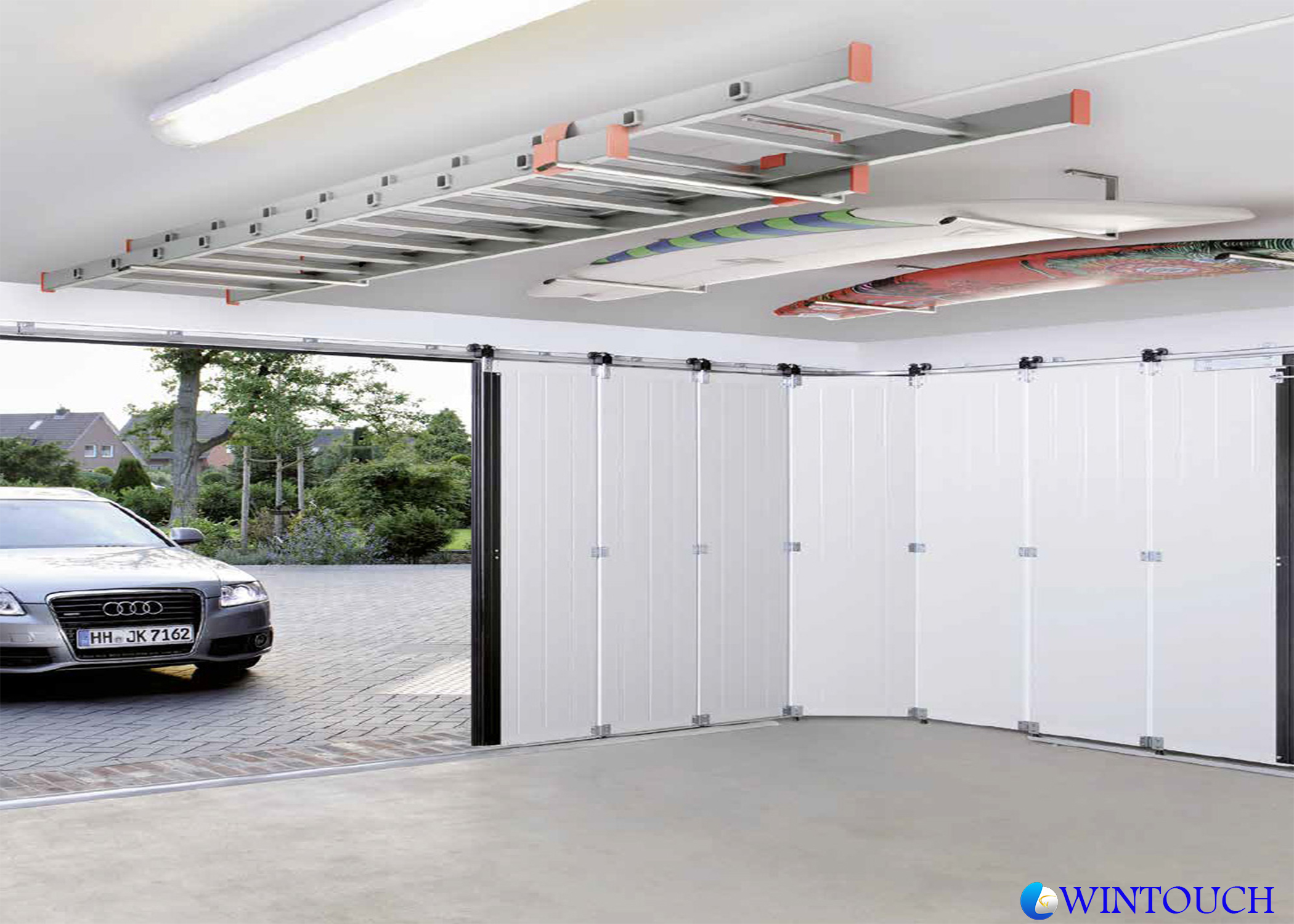 Slide Corner Garage Door